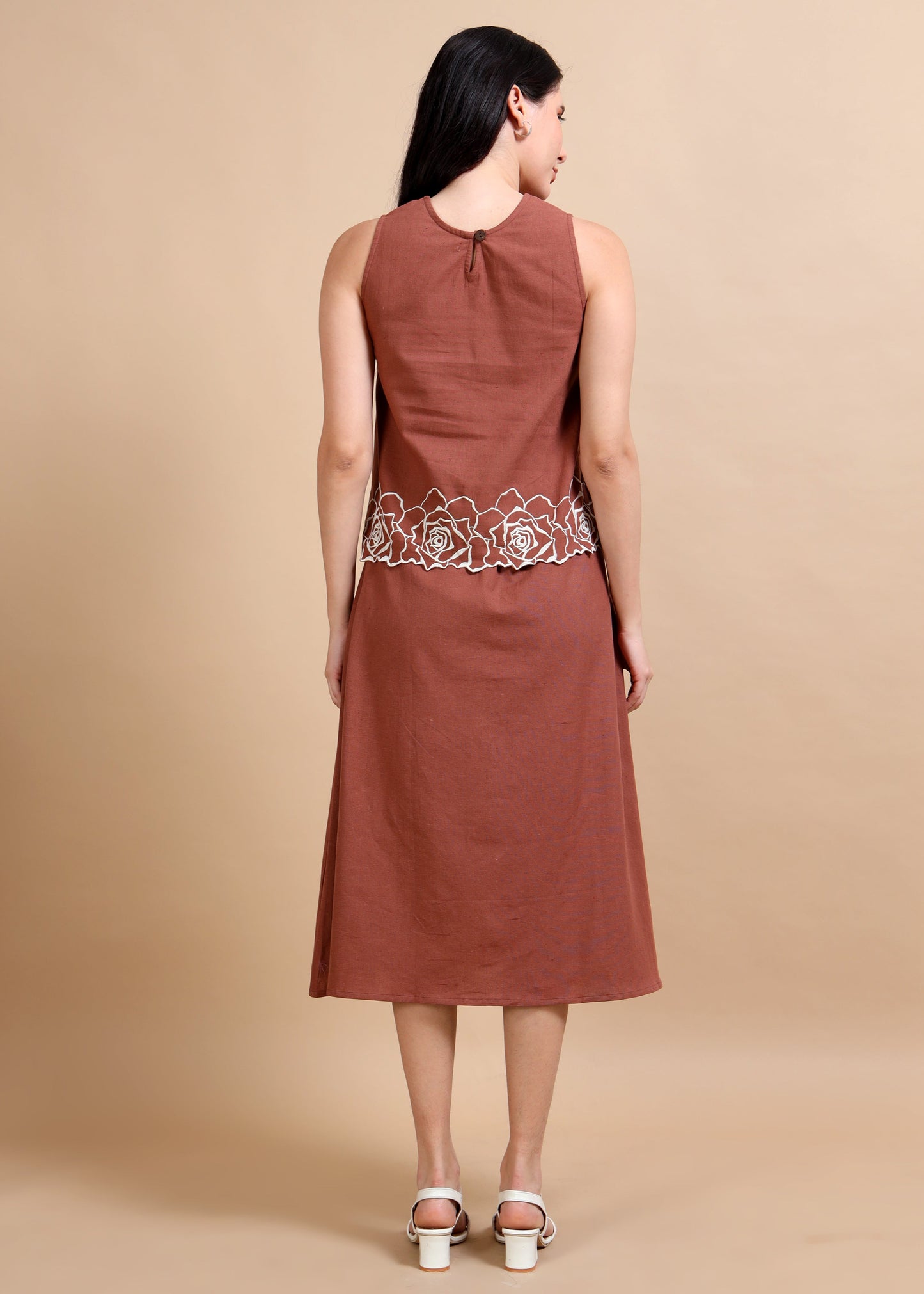 Mocha Mousse Skirt Coord Set
