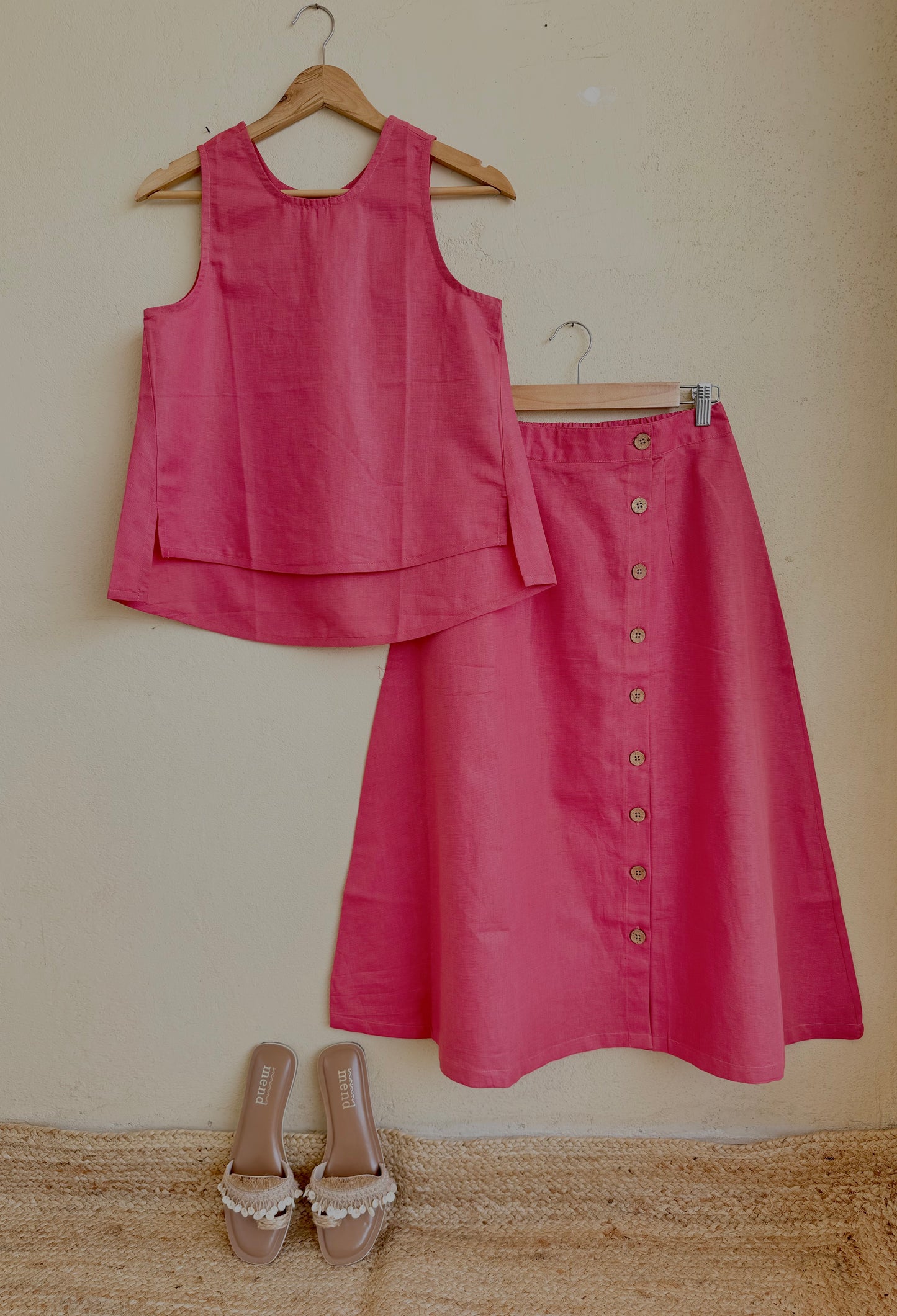 Blush Skirt Set