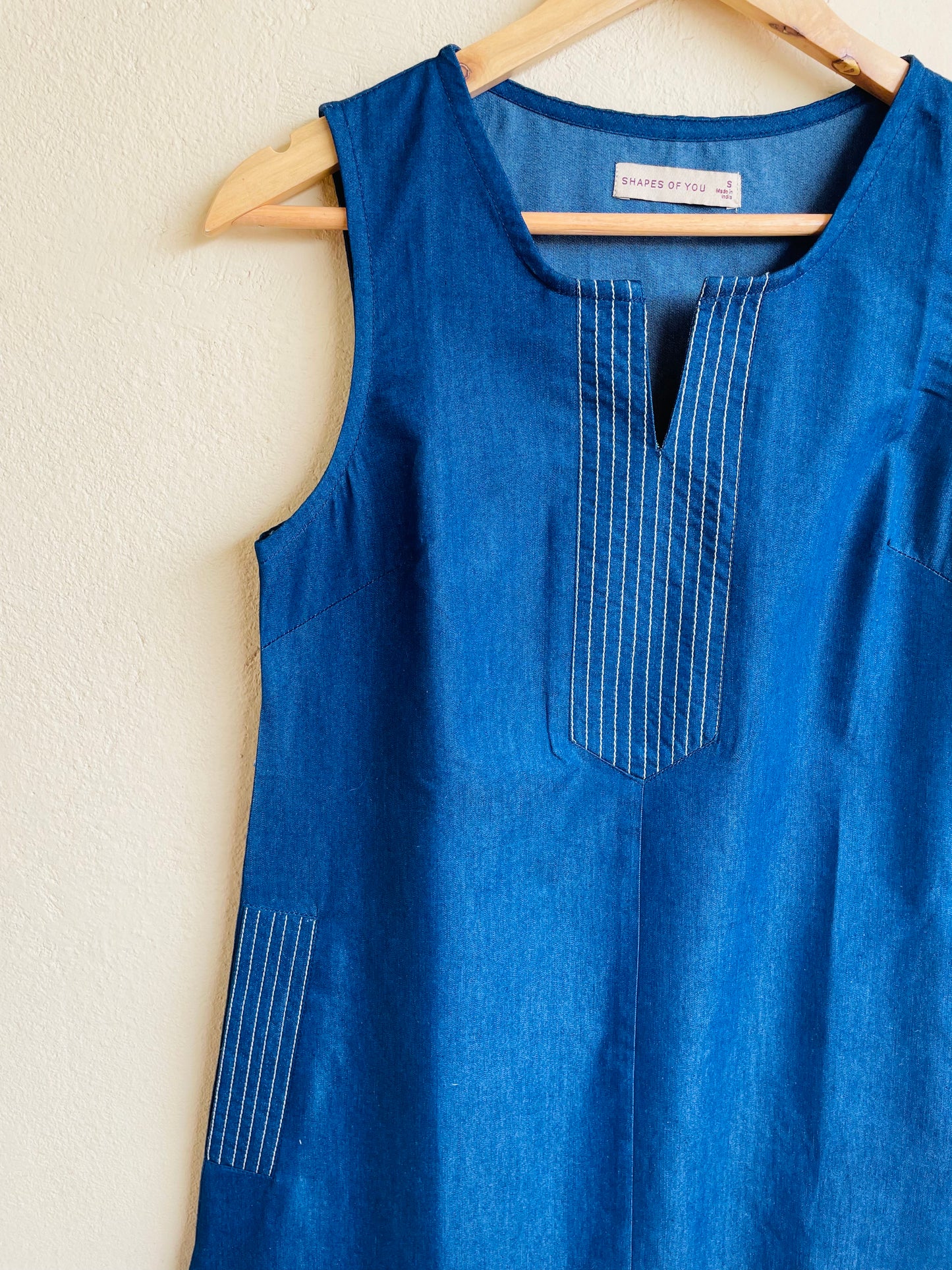 Never Say Never Denim Dress
