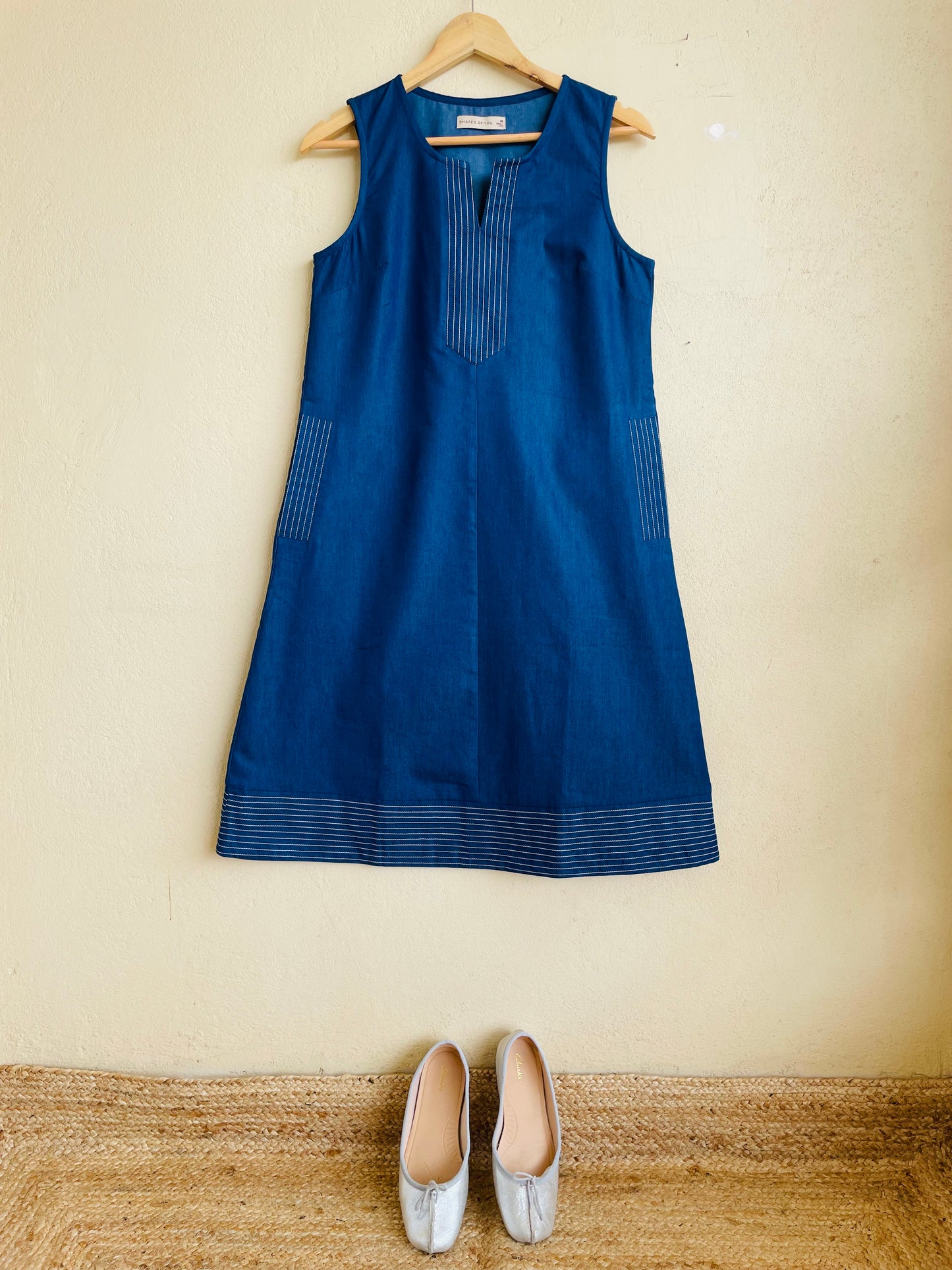 Never Say Never Denim Dress