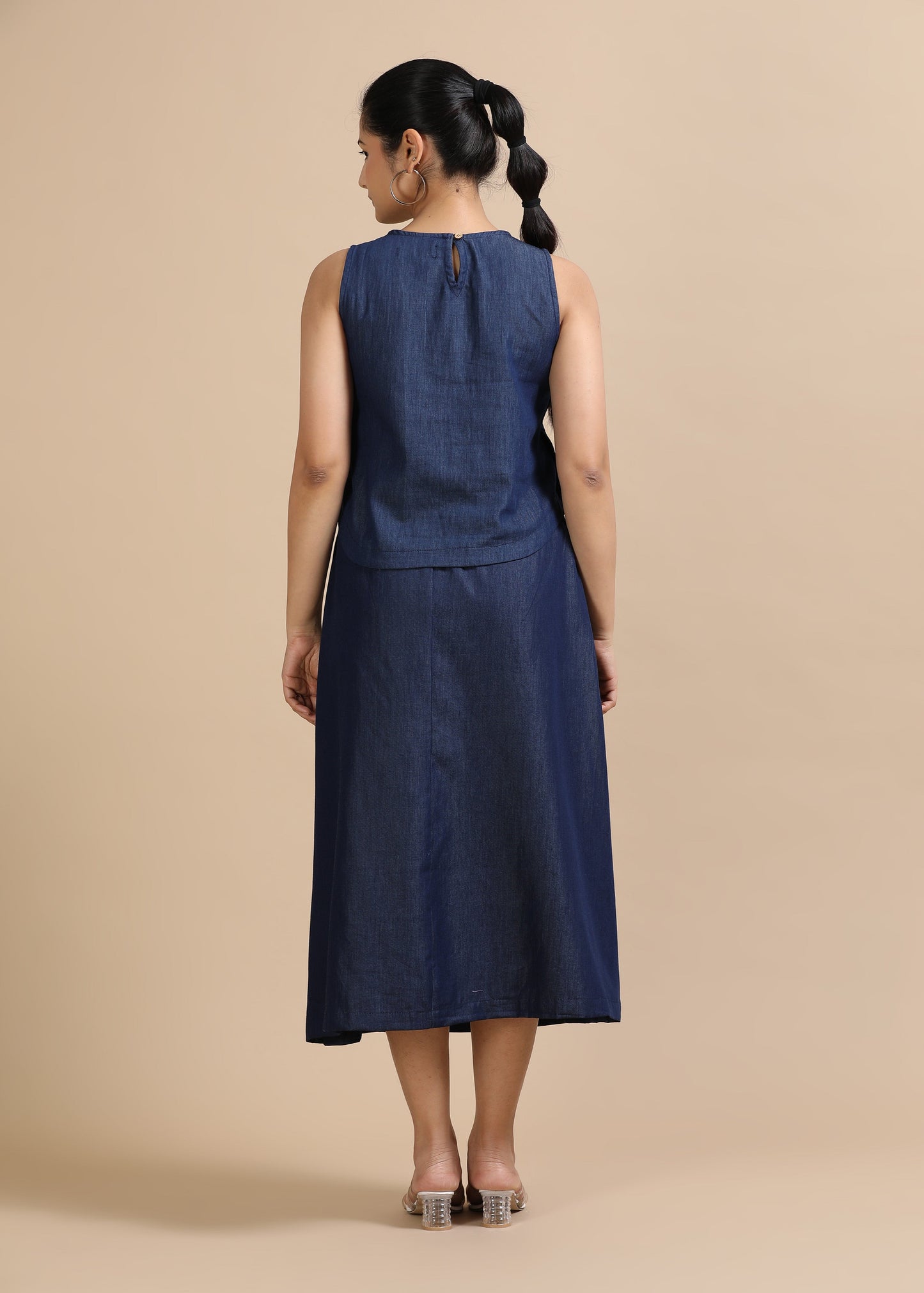 Denim Dream Buttoned Skirt