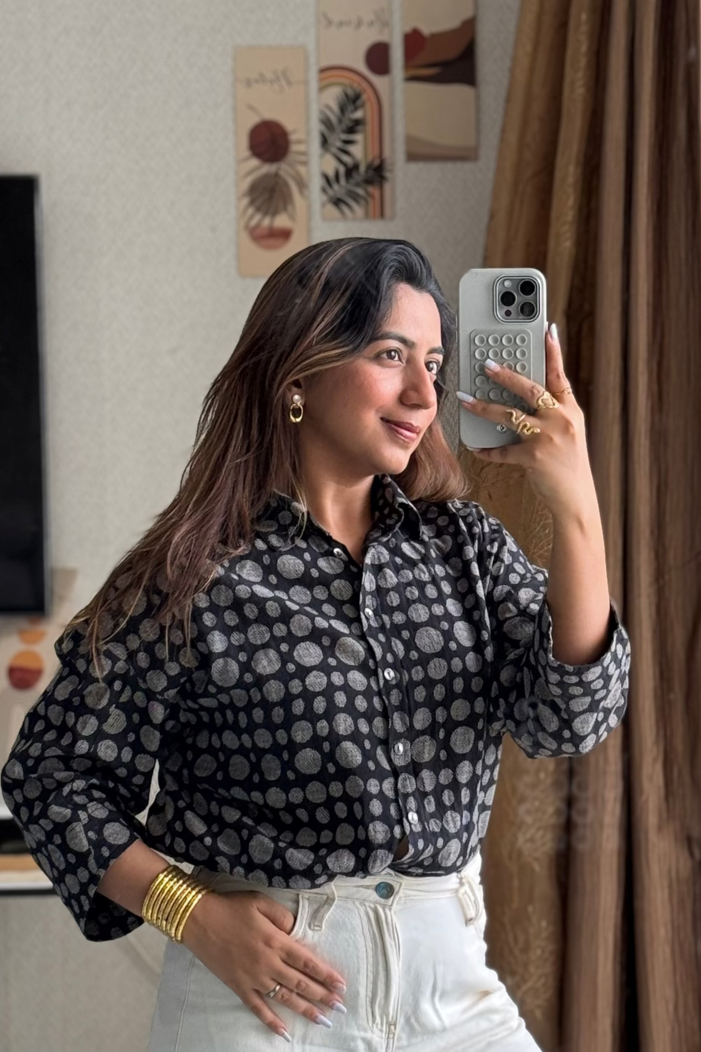 Everyday Shirt – Relaxed Fit Cotton Slub Shirt for Women